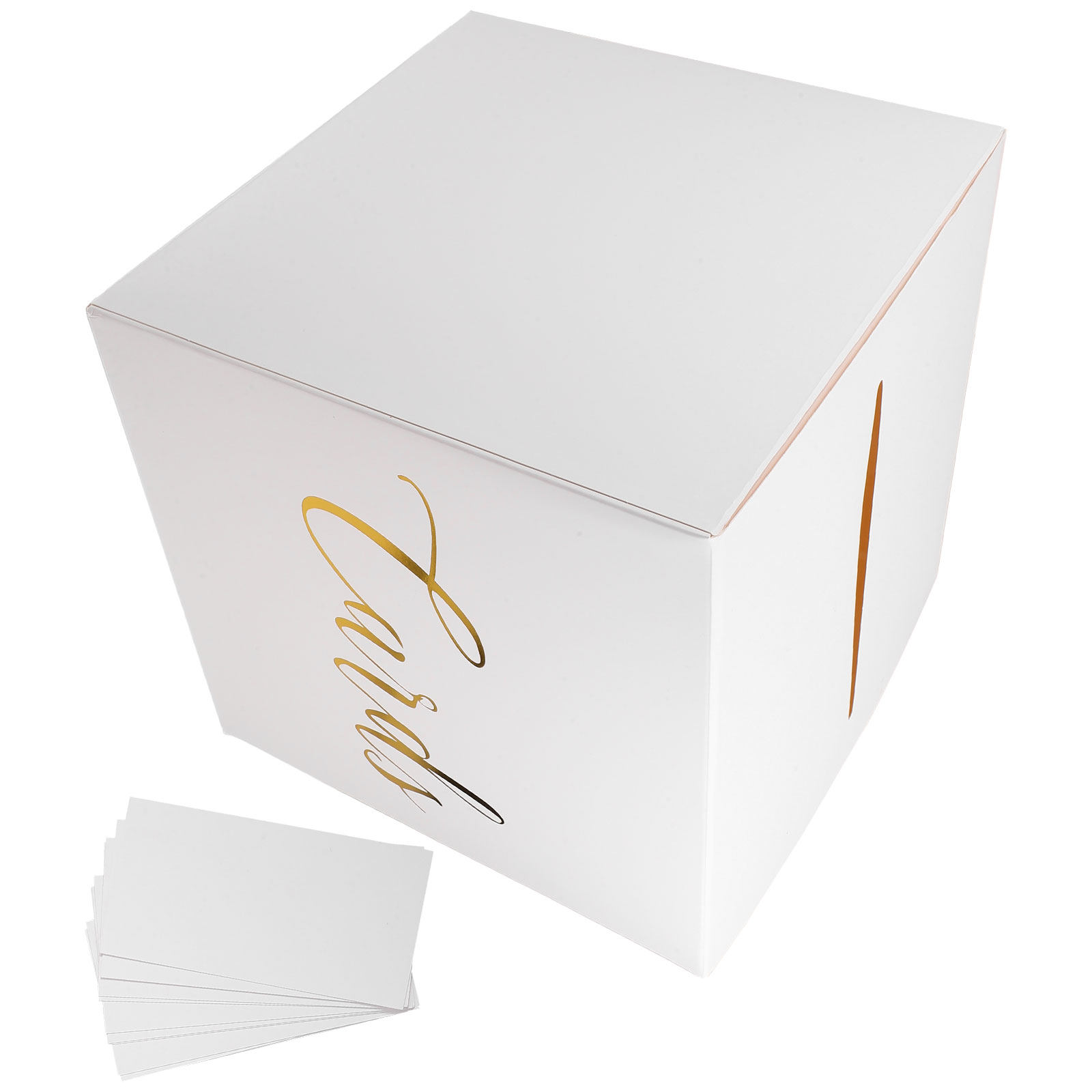 Wedding Card Box - 1 Set Hochzeitskartenbox Elegante Papier-Geschenkbox für