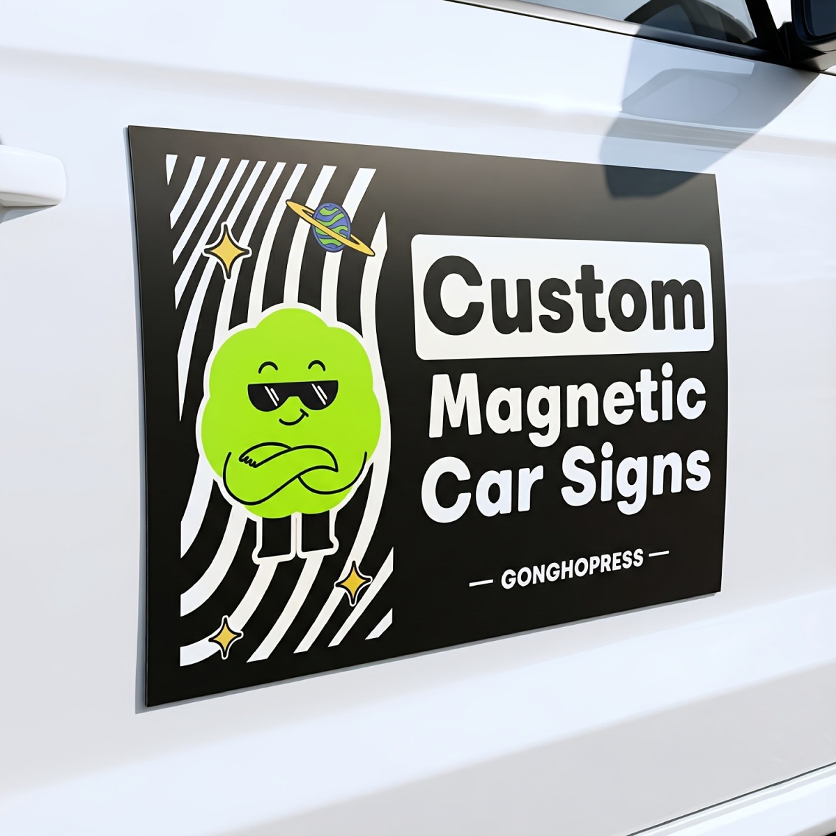 Wedding Support - Anpassbare Magnetische Autoaufkleber – Ideal für