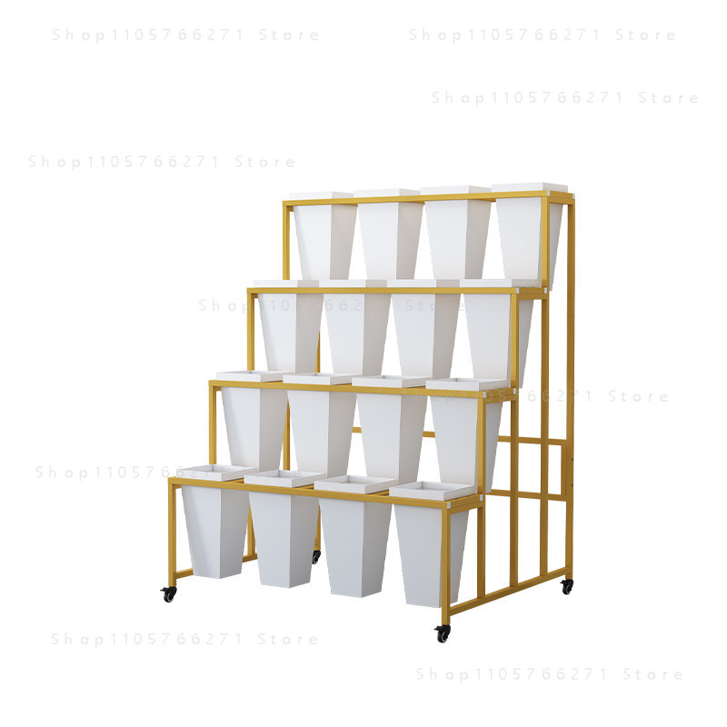 Wedding Solution - Mobile Präsentationslösung: Mehrstufiger Schmiedeeisen-Ständer für Blumen,