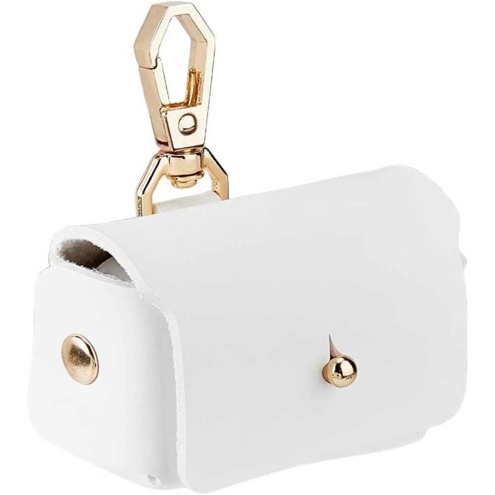 Wedding Supply.Box - Weißer Hundehalsband-Ringträger aus Leder – Kissenbox