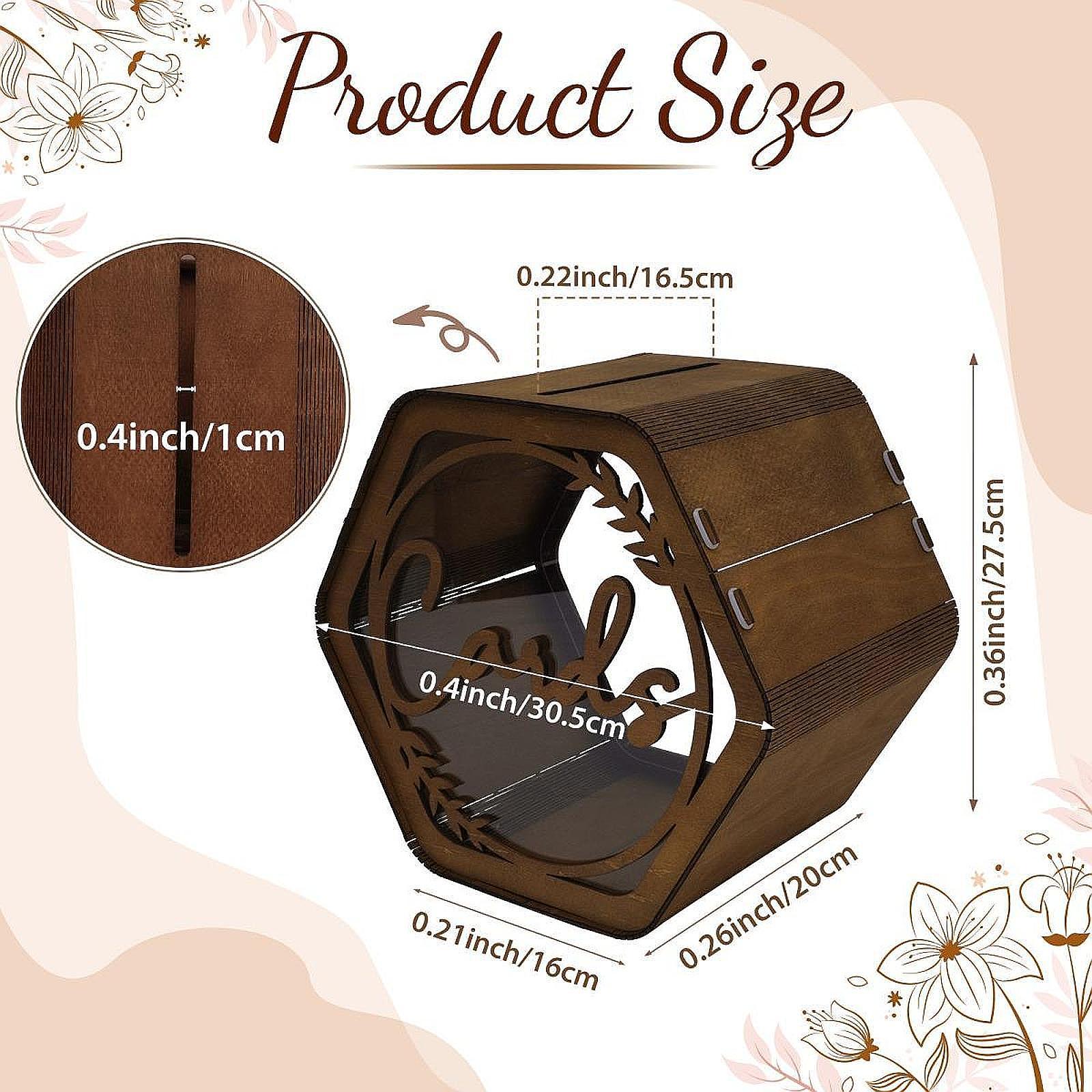 Hochzeitskartenbox mit Schlitz – Wedding Card Box Bewertung und Preis