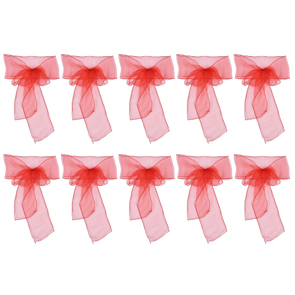 10 Stück Organza-Stuhlschleife – Chair Sash Organza Bewertung und Preis