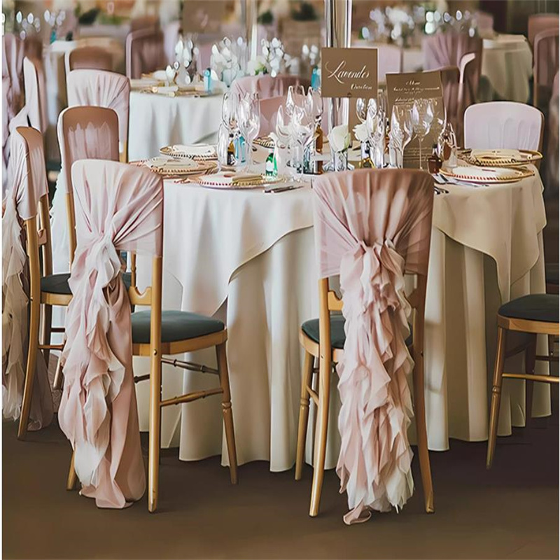 Bambus-Stuhldekorationen Chiav – Chair Sash Organza Bewertung und Preis