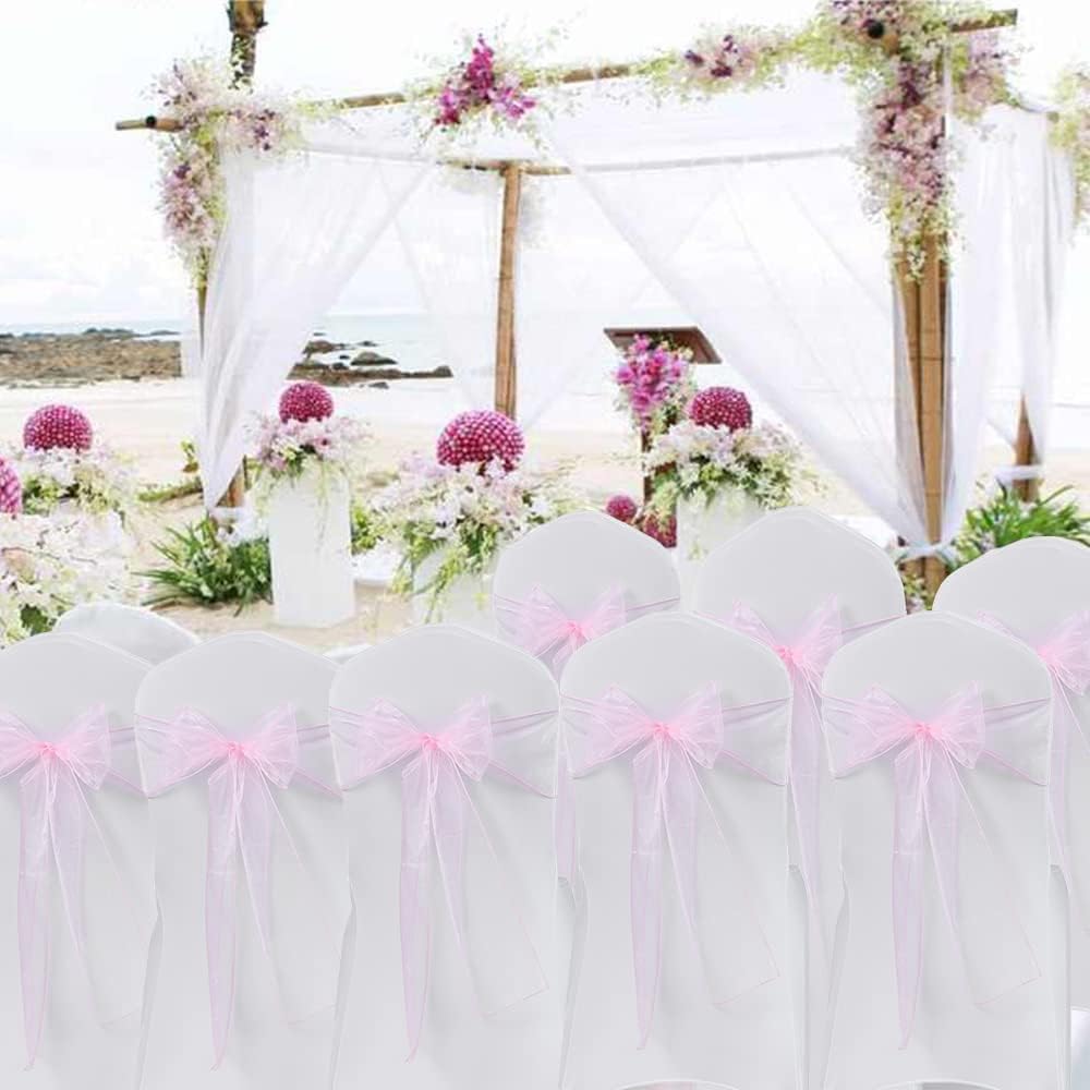 Organza-Stuhlschleifen 100/50/ – Chair Sash Organza Bewertung und Preis