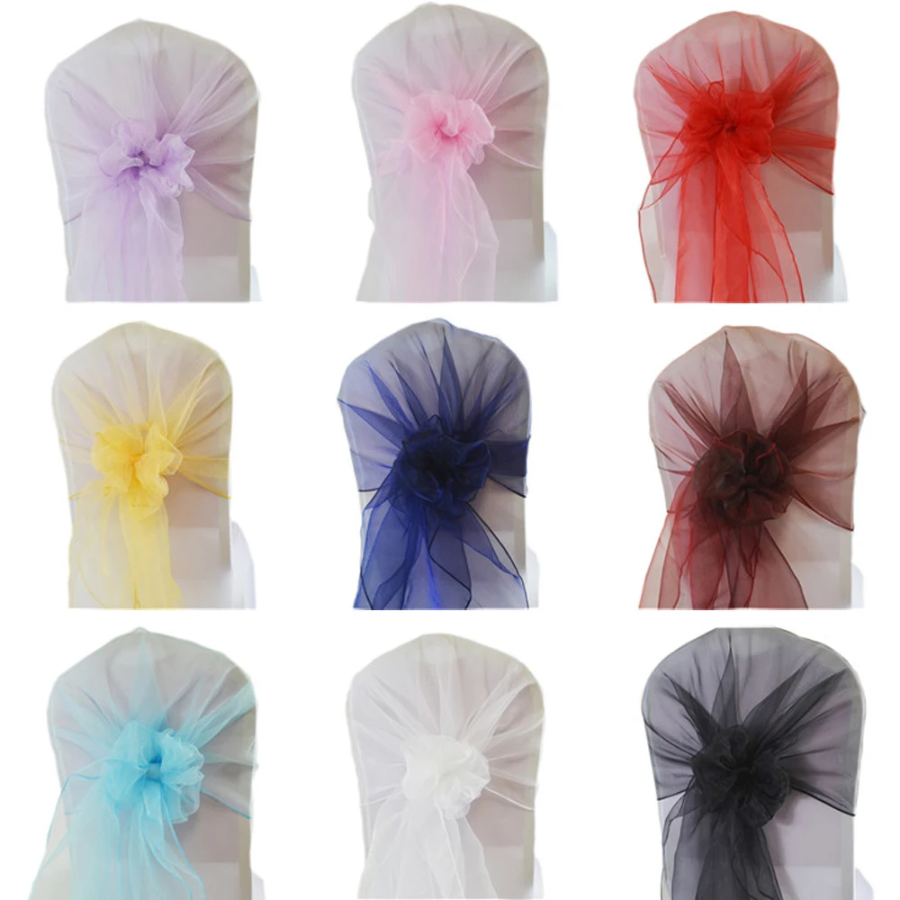 65x275cm Organza Stuhlschärpe  – Chair Sash Organza Bewertung und Preis