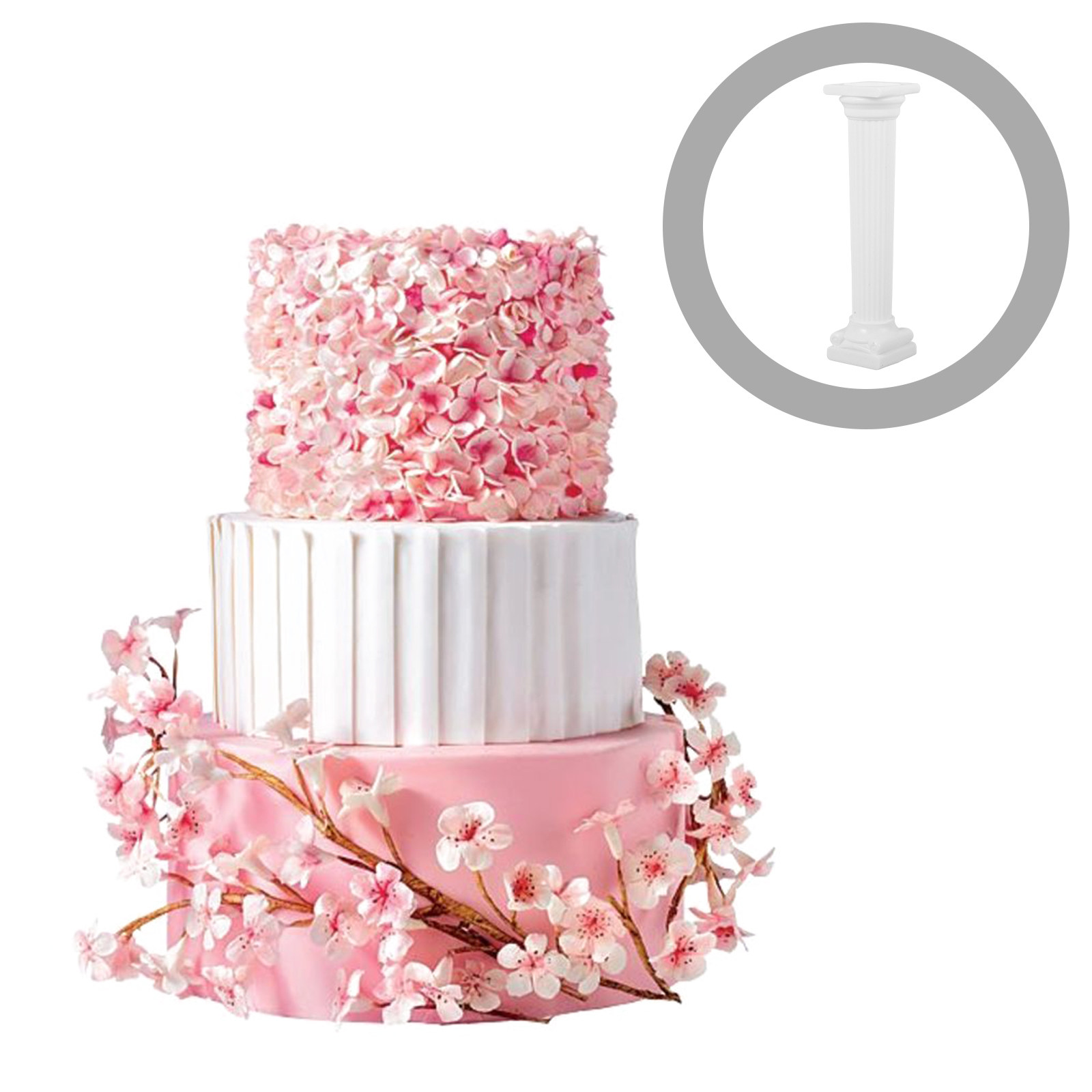 4 Stück römische Säulen-Kuchen – Wedding Support Bewertung und Preis