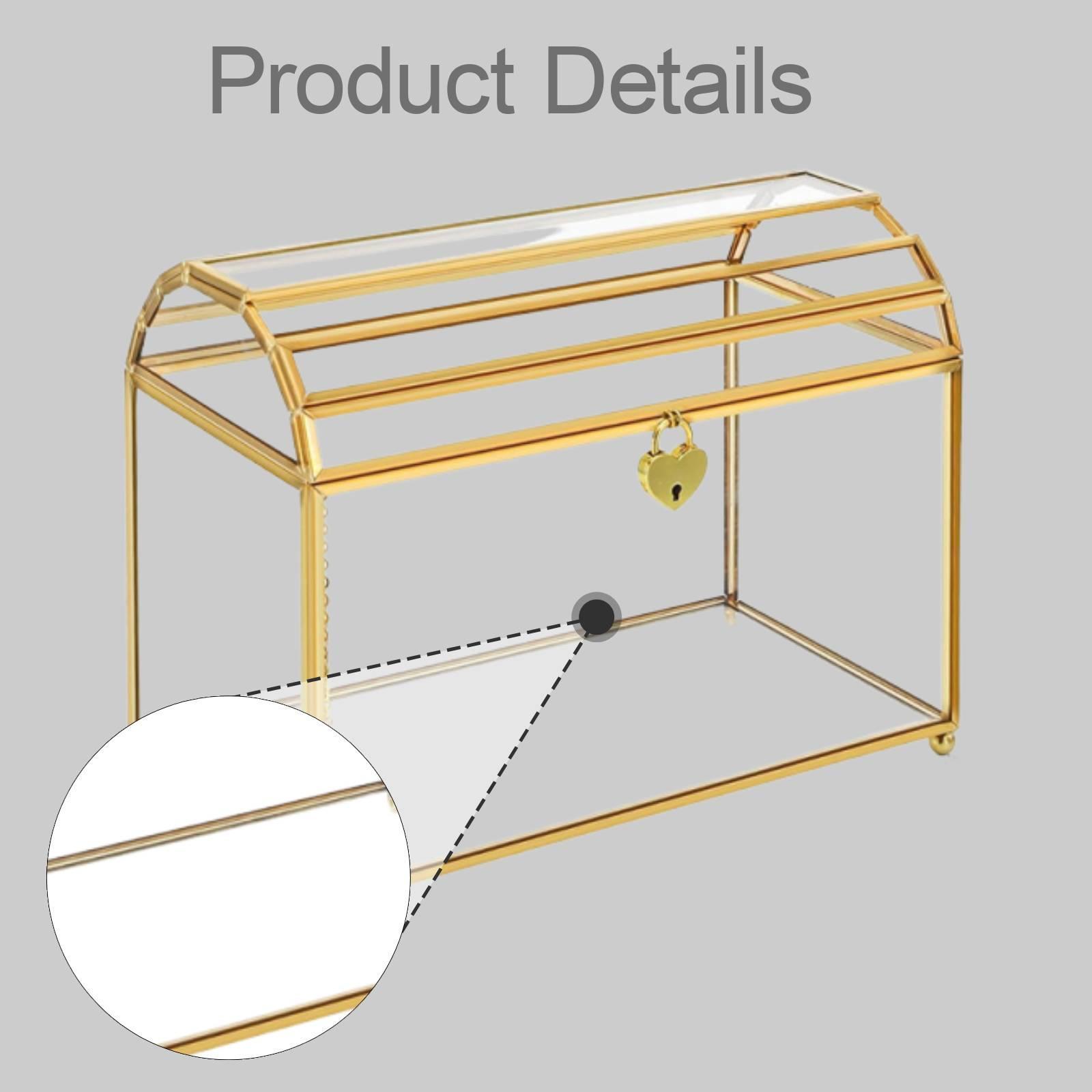 Glas-Hochzeitskartenbox Tragba – Wedding Card Box Bewertung und Preis