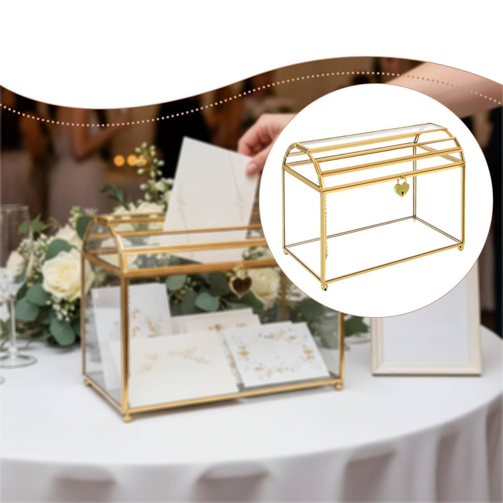 Glas-Hochzeitskartenbox Tragba – Wedding Card Box Bewertung und Preis