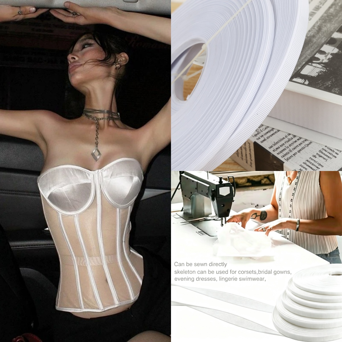 Polyester-Fischgrätband, Krino – Wedding Support Bewertung und Preis