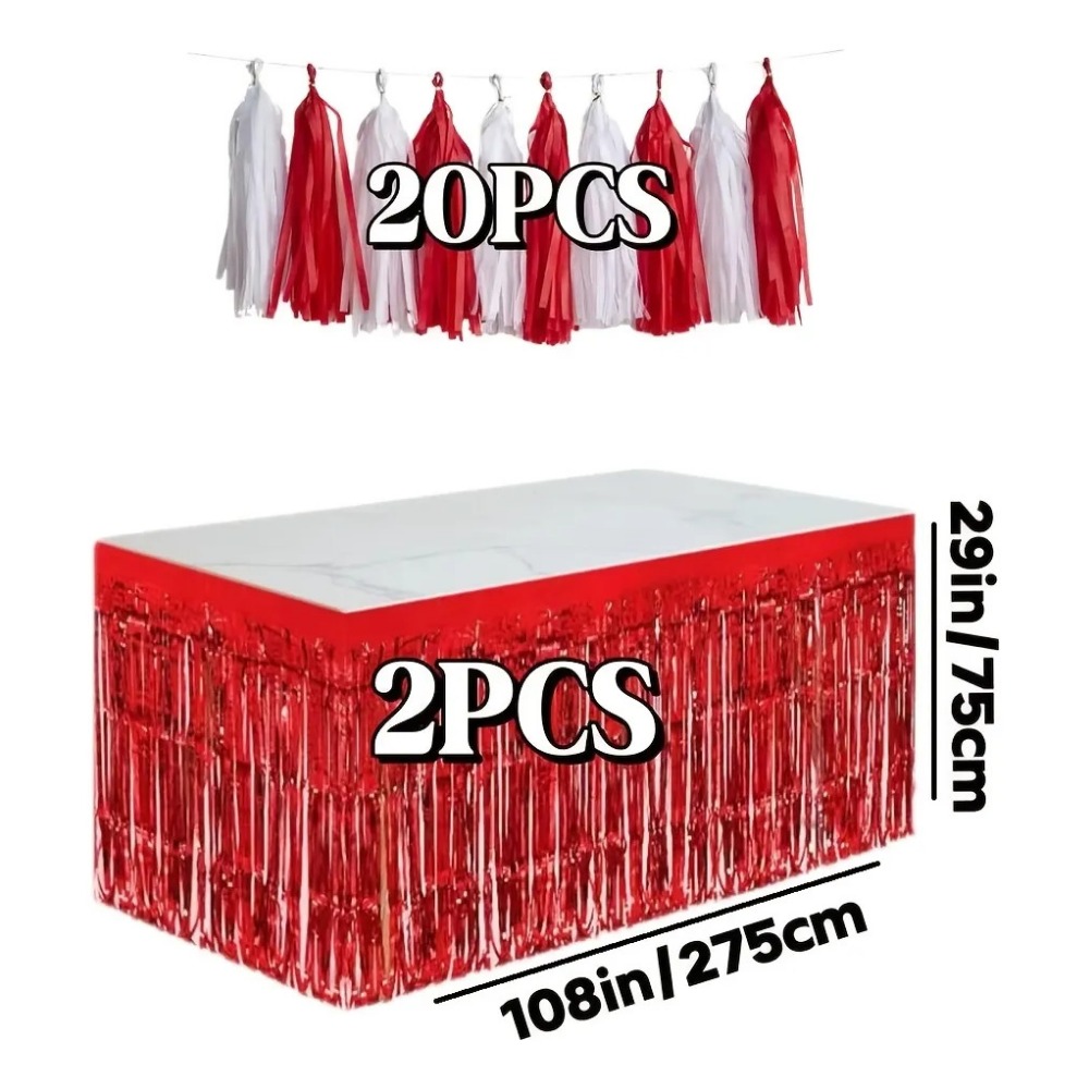 22 Stück rote Folienstreifen u – Wedding Supply Canada Bewertung und Preis
