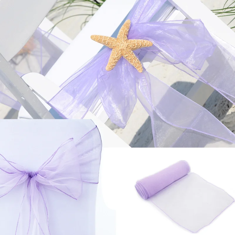 Hochzeitsstuhl-Dekoration, Org – Chair Sash Organza Bewertung und Preis