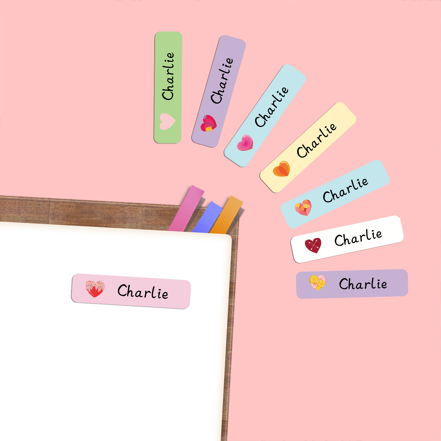 Personalisierte herzförmige Na – Wedding Supply.Box Bewertung und Preis