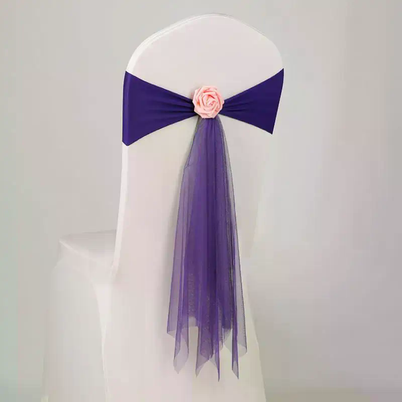 Organza-Stuhlschleifen, Blumen – Chair Sash Organza Bewertung und Preis