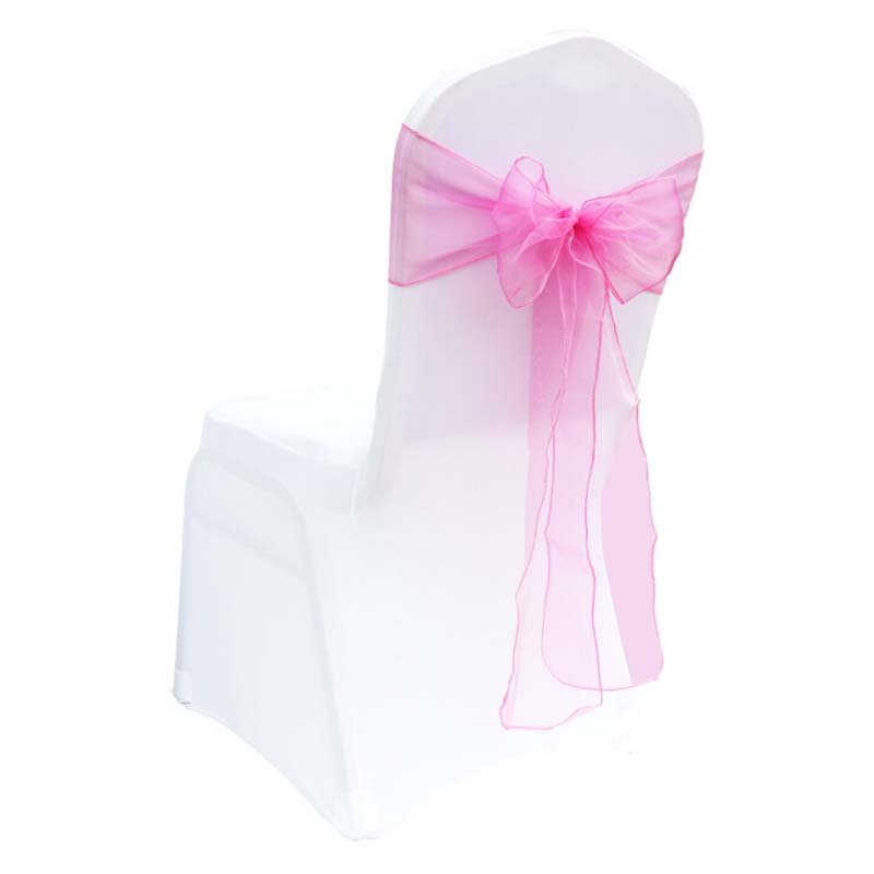 25 Stück 18 x 275 cm Hochzeit  – Chair Sash Organza Bewertung und Preis