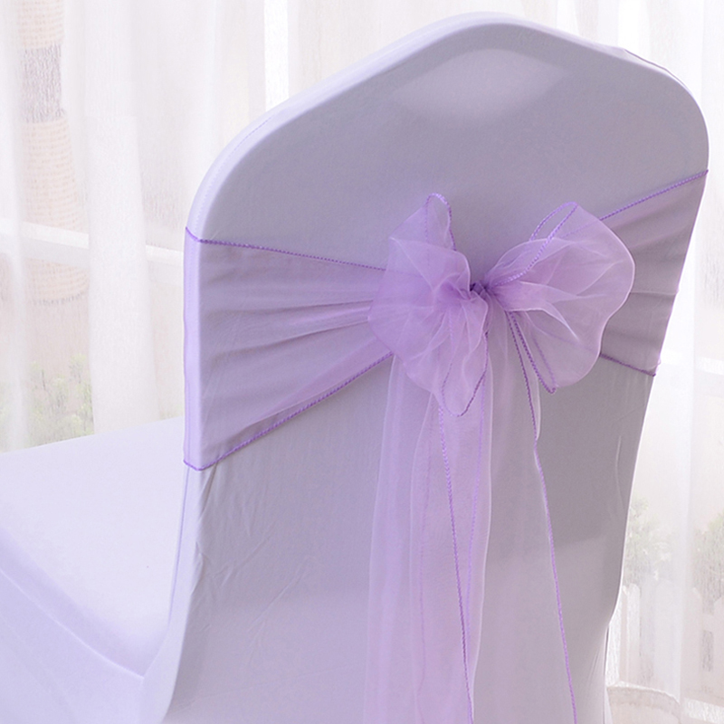 10/50/100PCS Hochzeit Stuhl De – Chair Sash Organza Bewertung und Preis