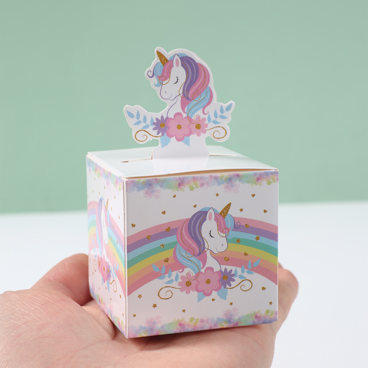 12/24 stücke Einhorn 3D Papier – Wedding Supply.Box Bewertung und Preis