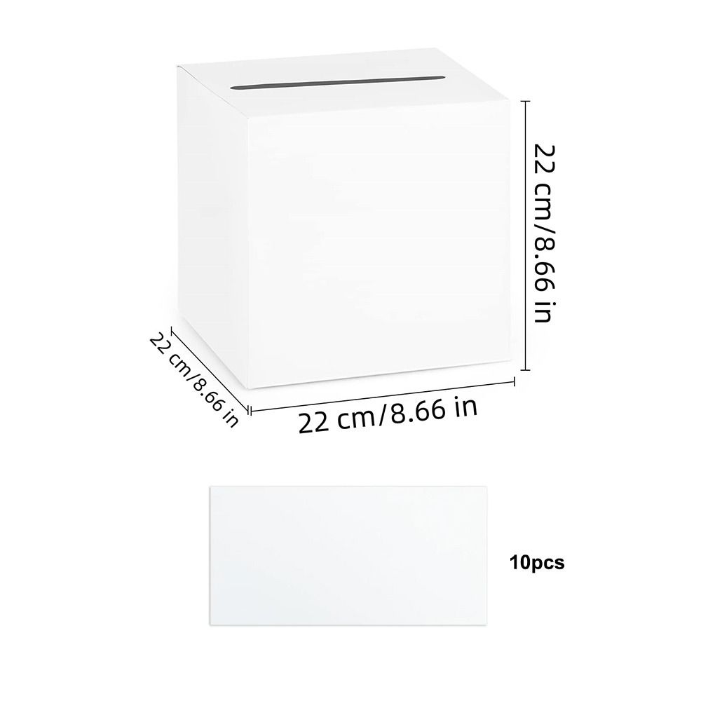 Kreative Weiß-Schwarze Hochzei – Wedding Card Box Bewertung und Preis