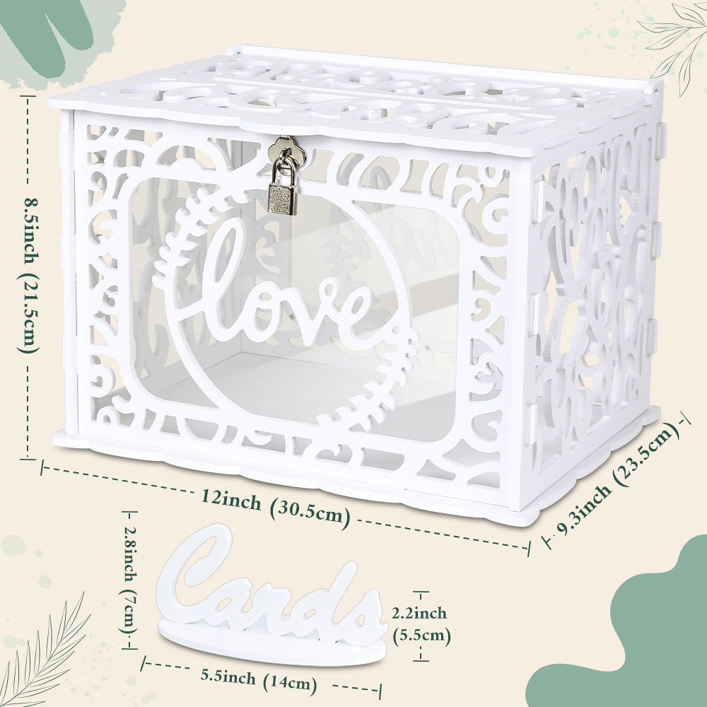 Hochzeit Karte Box Umschlag Ge – Wedding Supply.Box Bewertung und Preis